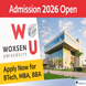 Woxsen University Begins UG/PG Admission 2026 @woxsen.edu.in; Round 1 Last Date February 25